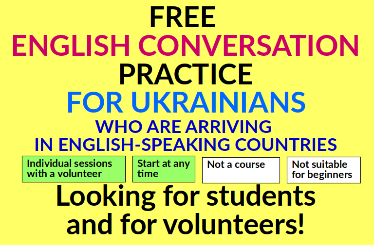 Free English conversation practice